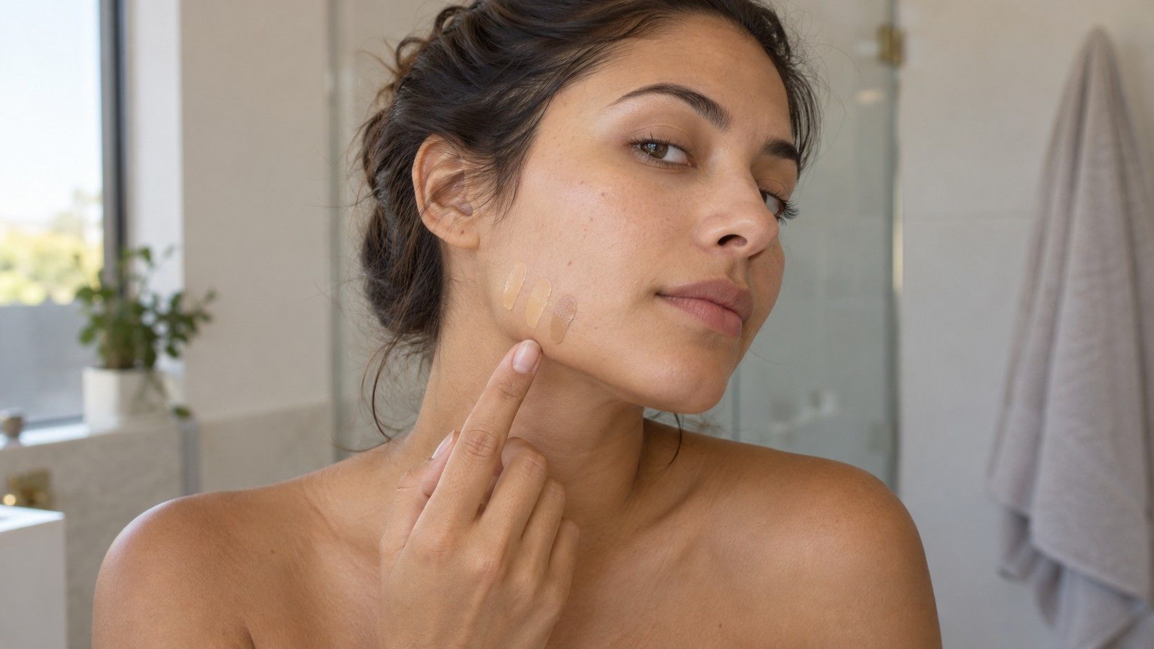 Foundation Shade Finder Photos: Checking Depth and Undertone in Daylight